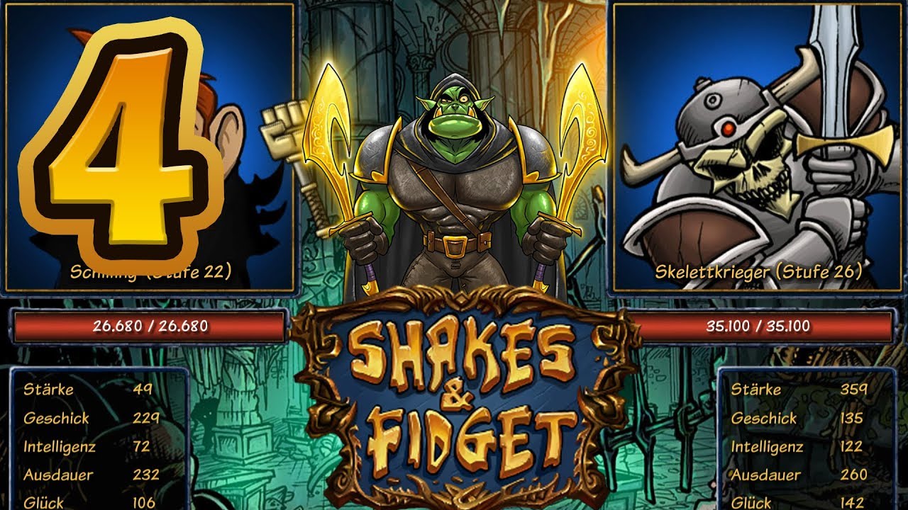 SFGame W23 #4: Der zweite Tag beginnt | Let's Play Shakes & Fidget ...