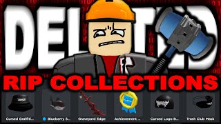 Roblox just removed/broke another website feature... (RIP Accessory Collections)