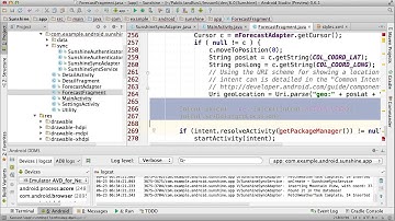 Update Map Intent - Solution - Developing Android Apps