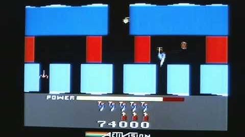 Atari 2600 H.E.R.O. Game 1B Score 1,000,000 pts