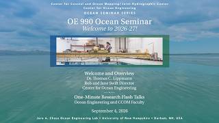 OE 990 Ocean Seminar: Welcome to AY 2026-27