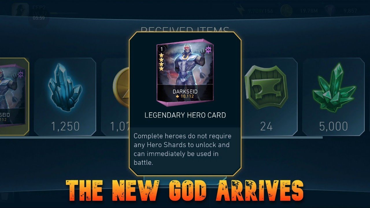 Dropped Darkseid from tier 1 rewards | Rise of Krypton | Injustice 2 Mobile