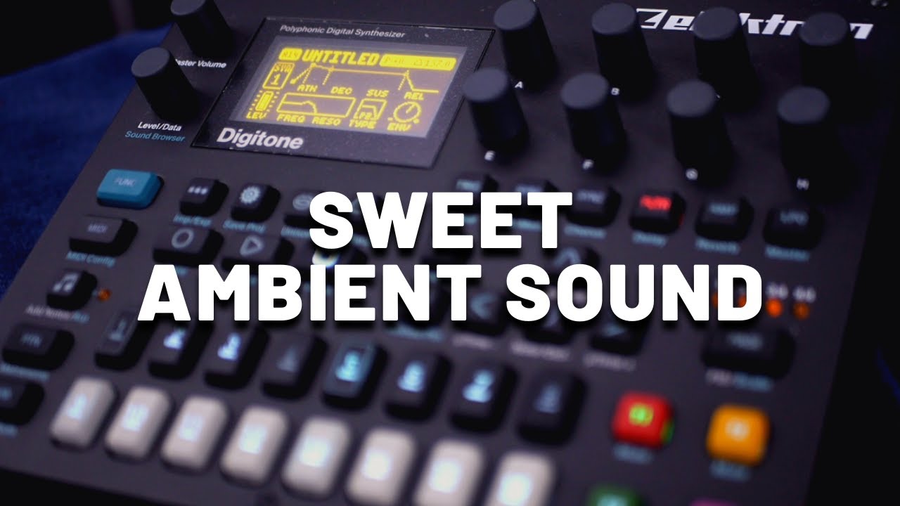 Sweet Ambient sound with Elektron Digitone (no talking) - YouTube