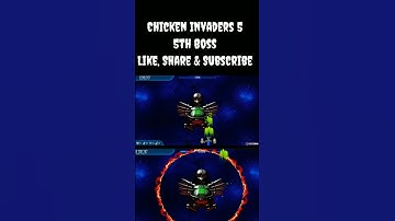 Chicken Invaders 5 : 5th Boss / Red eye gaming / Full Gameplay on Youtube Channel