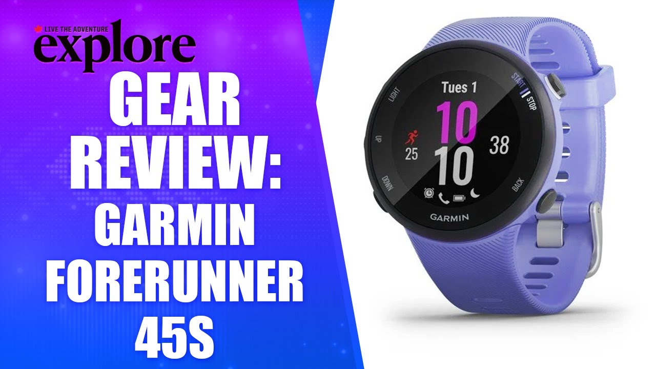 La Garmin Forerunner 45 (et Forerunner 45S) testée de fond en