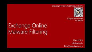 Exchange Online Malware filtering