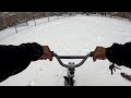 Fixed gear vs. colorado snow