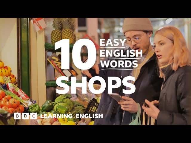 Shops: 10 Easy English Words 🏬🛒💳