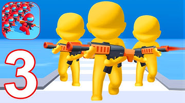 Gun Clash 3D: Imposter Battle - Gameplay Part 3 All Levels 14 - 18 Max Level (Android, iOS) #3