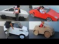 4 INCRÃVEIS CARROS DE PAPELÃƒO QUE VOCÃŠ PODE FAZER EM CASA