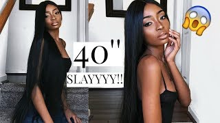 THE MOST AFFORDABLE 40'' WIG??? ZURY SIS " ALANI' FT. DUVOLLE STRAIGHTENER| Miss.Cameroon