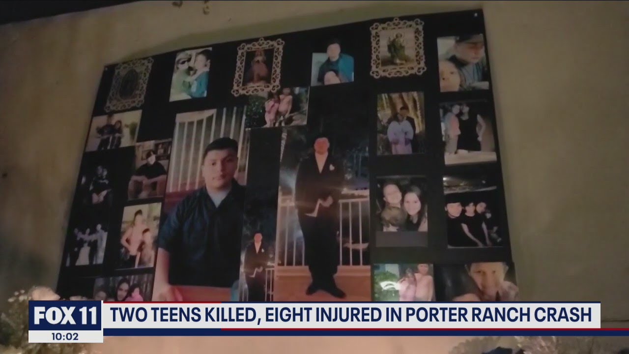 Porter Ranch community mourns teens killed in crash - YouTube