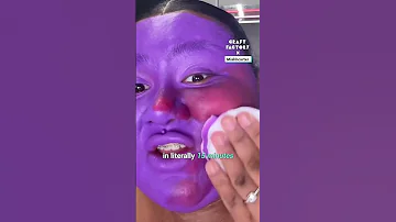 I Accidentally Stained My Face Purple 