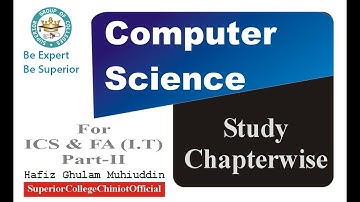 Data Basics | Chapter 1 |  Computer Science  | ICS & FA (IT) Part-II  | Hafiz Ghulam Muhiuddin