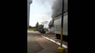 Train vs tractor trailer