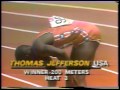 Olympics - 1984 Los Angeles - Track - Mens 200 m Heats - USA Thomas Jefferson  imasportsphile