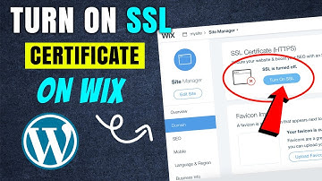 How To Turn On SSL certificate On Wix Website | wix ssl certificate