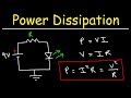 Power Dissipation In Resistors, Diodes, and LEDs