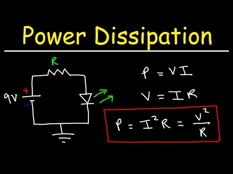 Power Dissipation In Resistors, Diodes, and LEDs