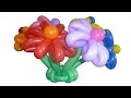 Клумба цветов ромашек из воздушных шаров
