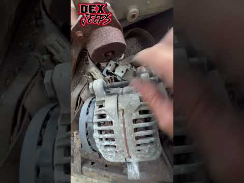 Alternator install hack. Makes it to easy. #mechanic #tip #trick #alternator #jeep #easy #automobile