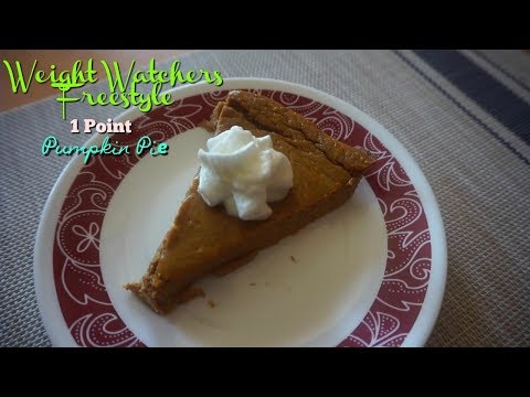 Cook with me ~ 1 Point Crustless Pumpkin Pie ~ Weight Watchers Freestyle