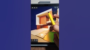 Architectural Drawing in Nomadsculpt App on iPad win Lighting Setup & Real Time Post Processing