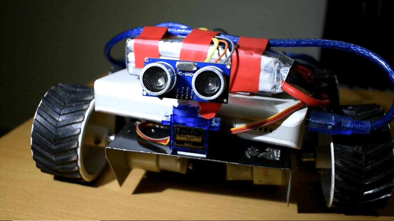 OBSTACLE AVOIDING ROBOT USING ARDUINO, ULTRASONIC SENSOR AND L298N ...