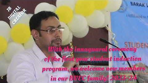 First year 2023-24 student induction program, we welcome new members in our BVEC family!