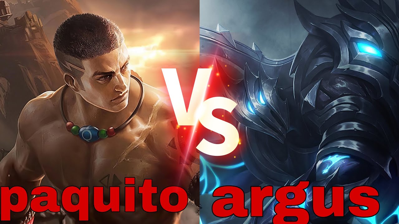 PAQUITO VS ARGUS {1vs1}MOBILE LEGEND BANG BANG