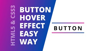 ??? Button Hover Effect using pure HTML5 & CSS3