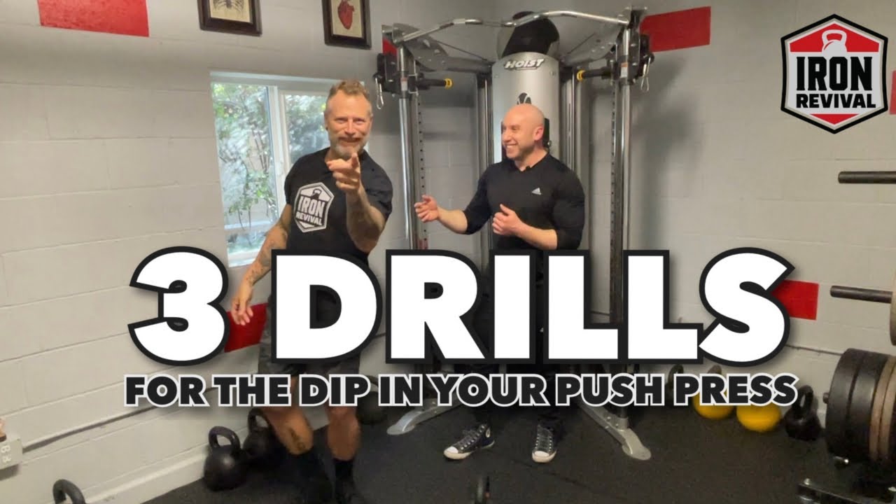 3 Drills for the dip in a Hardstyle Kettlebell Push Press / Jerk YouTube