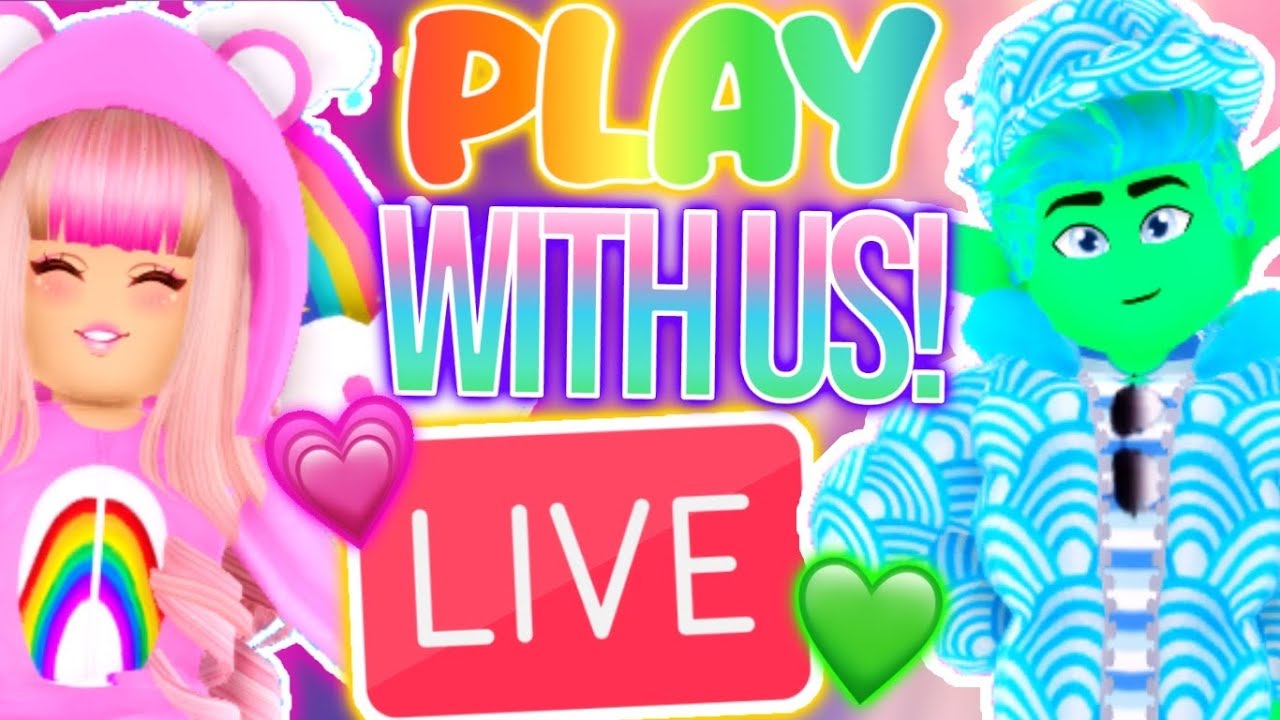 GIVING OUT MY BADGE IN ROYALE HIGH & PLAYING SUNSET ISLAND! PLAY WITH