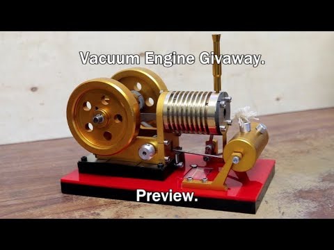 Flame Licker or Vacuum Engine Giveaway, Preview - YouTube