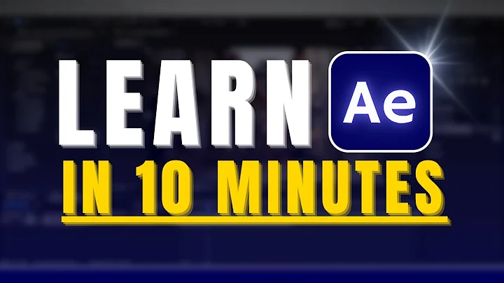 Learn After Effects in 10 Minutes│Beginner Course