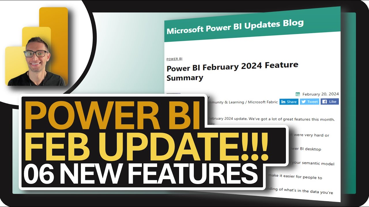 6 NEW Power BI Must-See Features: (Feb 2024) Latest Update! - YouTube