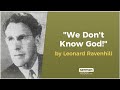 "We Don't Know God!" by Leonard Ravenhill