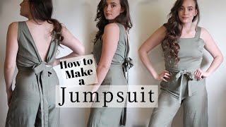 HOW TO MAKE A JUMPSUIT (easy) Wear it 3 Ways!
