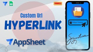63. How to create a custom URL with hyperlink | AppSheet Net Worth
