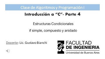 Introducción al lenguaje "C" - Parte 4
