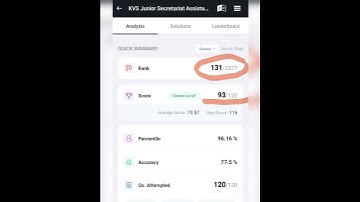Kvs Junior Secretariat Assistant Testbook Test 3          #mocktest#test#Testbook #kvs#sorts#sorts