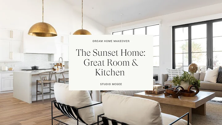 The Sunset House: Great Room & Kitchen