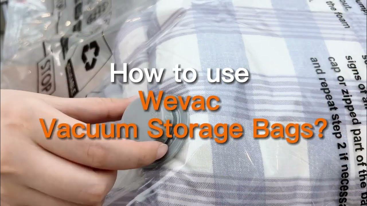 How To Use Our No-Valve No-Vacuum Space Saving Bags – Vacwel