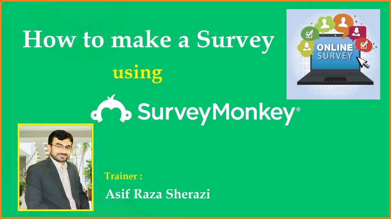 How to make a Survey using Servey Monkey1 - YouTube