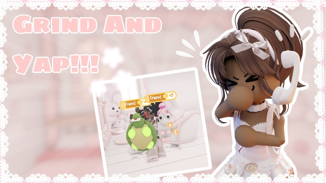 ♡ grind with me for an hour | adopt me grind and yap!!