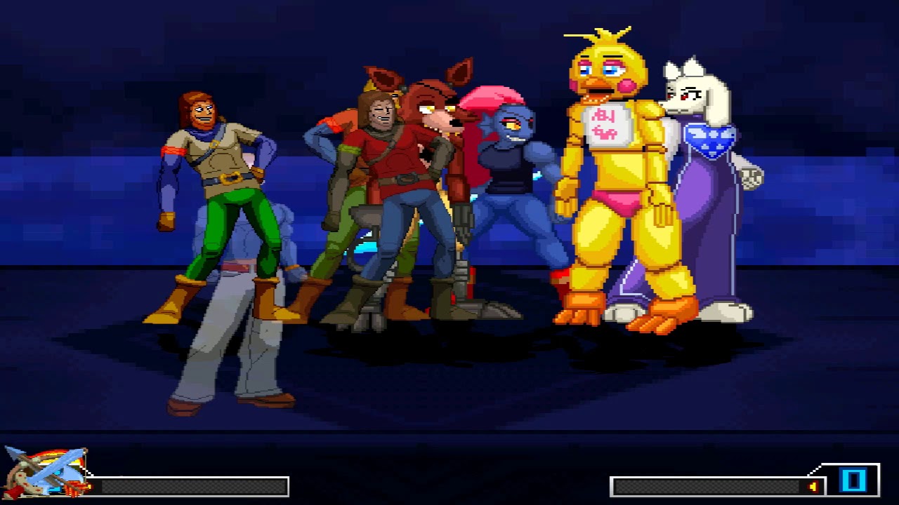 MUGEN Dink Smallwood X4 vs Team MEGA X KOF (rematch)