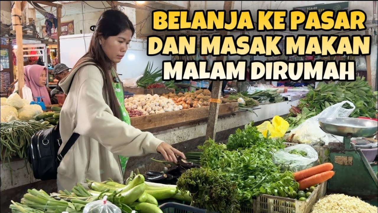 BELANJA KE PASAR DAN TERIMA PAKET DARI TEMAN ONLINE