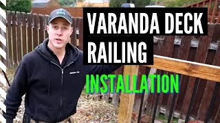 Mark Kranenburg from Greenmark Builders TV takes you step by step through the process installing the Veranda Deck Rail System. 