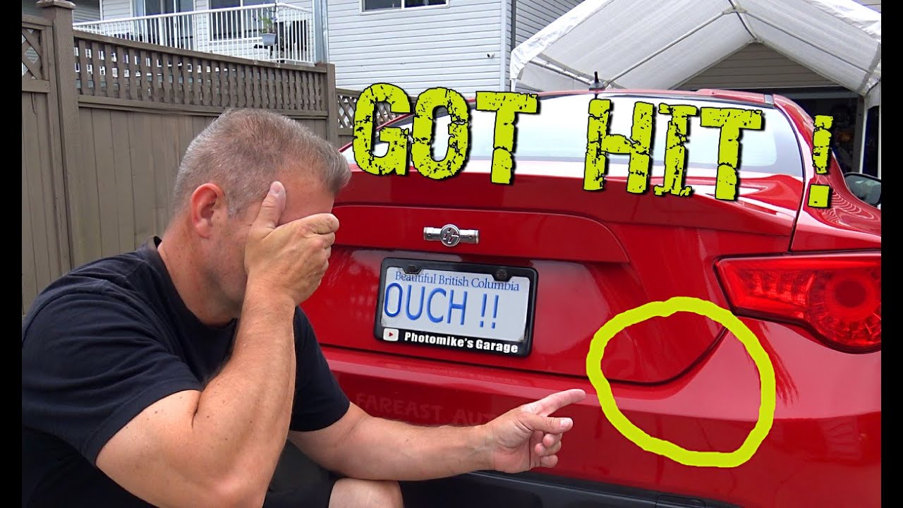 A Smart car hit me!! YouTube