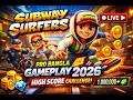 Subway Surfers LIVE 2026 🎮 Crazy Chase &amp; Unlimited Coins Run #subwaysurfers #live #shortsfeed